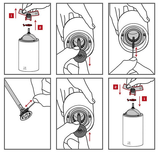 Peugeot Isen Pepper Mill For Long Peppercorns by Kitchen Niche