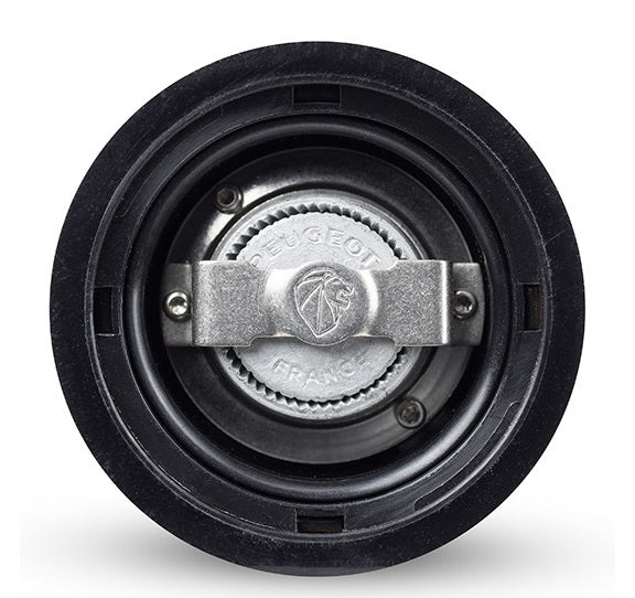 Peugeot Isen Natural & Steel Crank Handle Pepper Mill by Kitchen Niche