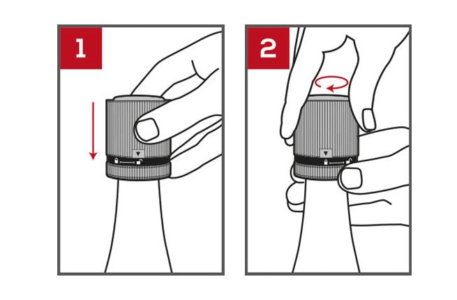 Peugeot Line Cork Champagne Bottle Stopper by Kitchen Niche