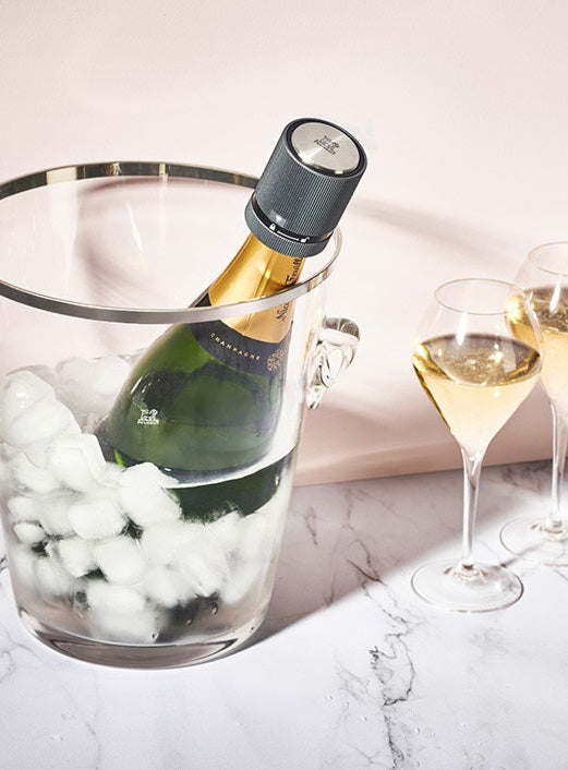 Peugeot Carbone Line Cork Champagne Bottle Stopper by Kitchen Niche