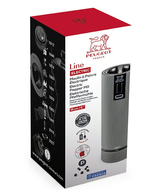 Peugeot Line Electric u'Select Rechargeable Pepper Mill by Kitchen Niche