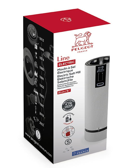 Peugeot Line Electric u'Select Rechargeable Salt Mill by Kitchen Niche