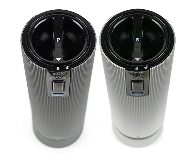 Peugeot Line Electric Rechargeable Salt & Pepper Mill Set by Kitchen Niche