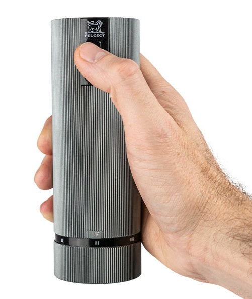 Peugeot Line Electric Rechargeable Salt & Pepper Mill Set by Kitchen Niche