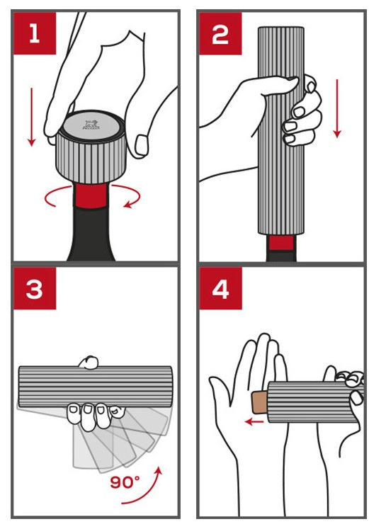 Peugeot Line Reverse Aluminum Electric Corkscrew by Kitchen Niche