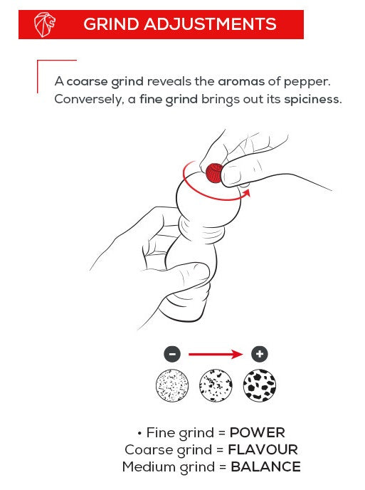 Peugeot Line Natural Salt Mill 18cm by Kitchen Niche