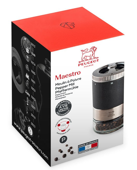 Peugeot Maestro Interchangeable Pepper Mill by Kitchen Niche