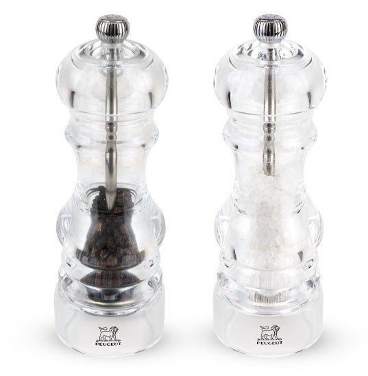 Peugeot Nancy Duo 18cm Salt & Pepper Mill Set by Kitchen Niche
