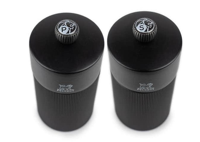 Peugeot Night Chic Line Salt & Pepper Mill Gift Set Peugeot by Kitchen Niche