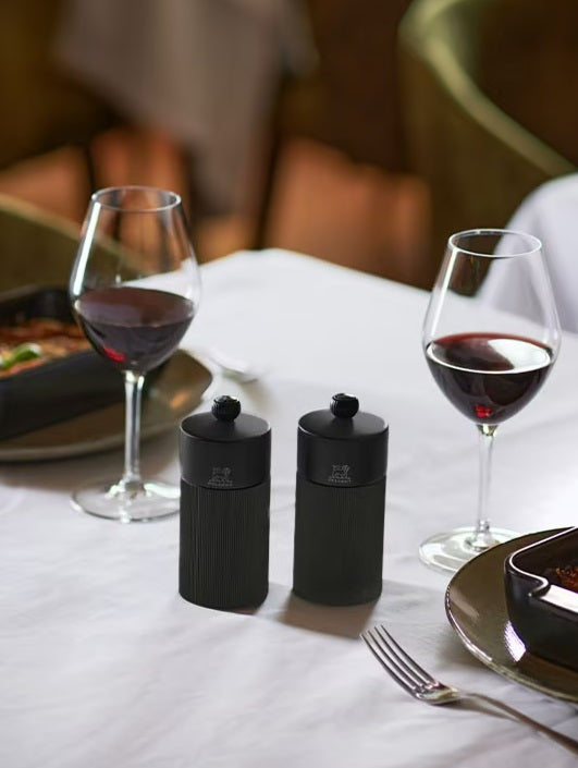 Peugeot Night Chic Line Salt & Pepper Mill Gift Set Peugeot by Kitchen Niche