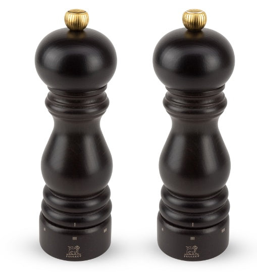 Peugeot Paris Duo Chocolate Salt & Pepper Mill Set 18cm by Kitchen Niche