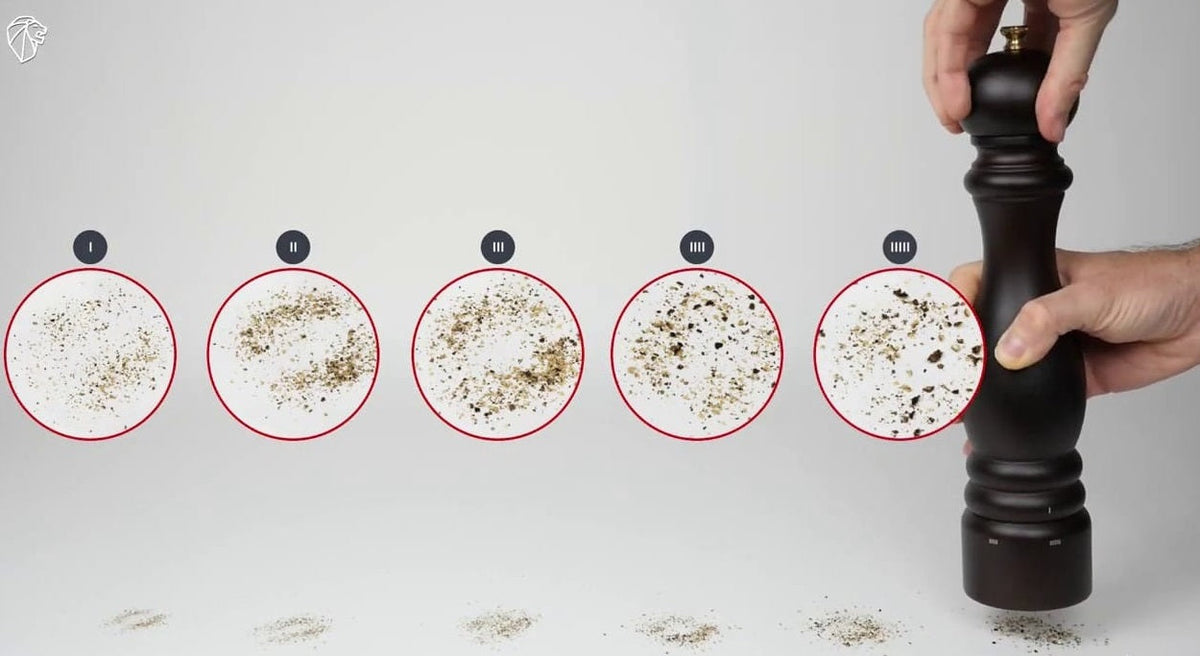 Peugeot Paris Duo Chocolate Salt & Pepper Mill Set 18cm by Kitchen Niche