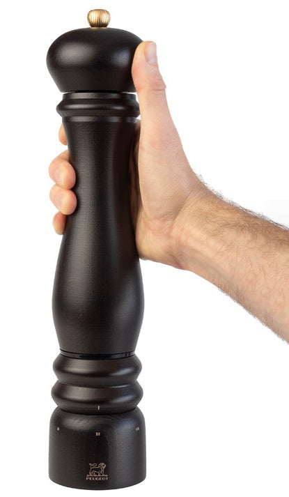 Peugeot Paris Electric Chocolate Wood Salt Mill by Kitchen Niche