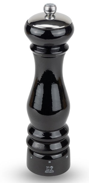 Peugeot Paris Icone Black Lacquer 23cm Pepper Mill by Kitchen Niche