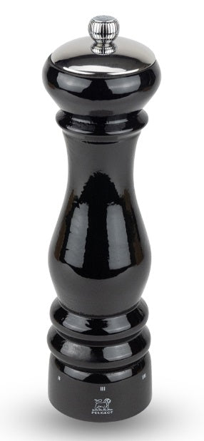 Peugeot Paris Icone Black Lacquer 23cm Salt Mill by Kitchen Niche
