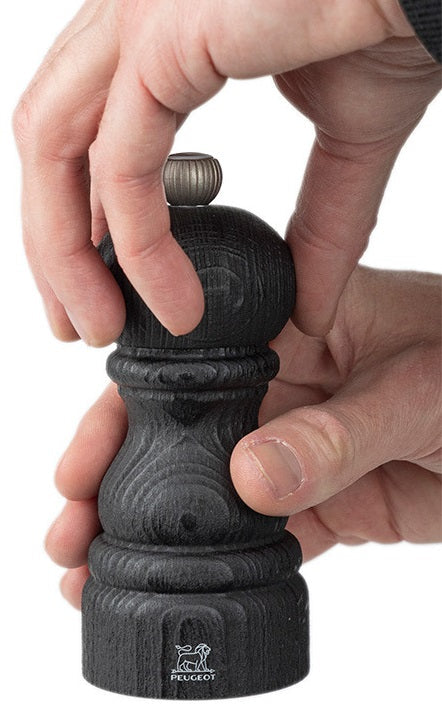 Peugeot Paris Nature Black 12cm Pepper Mill by Kitchen Niche