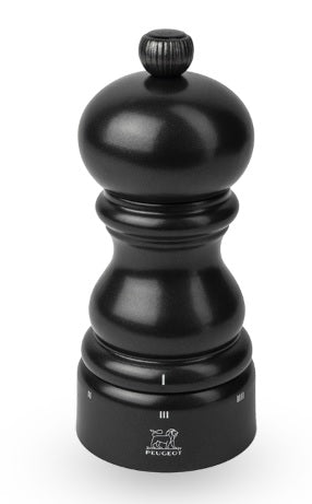 Peugeot Paris u'Select Satin Black Lacquer 13cm Pepper Mill by Kitchen Niche