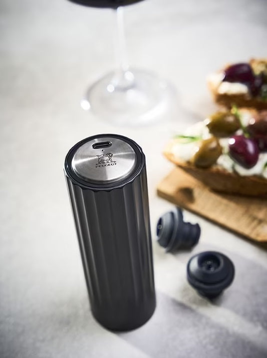 Peugeot Line Preserve Electric Vacuum Pump for Wine Presentation Black Peugeot by Kitchen Niche