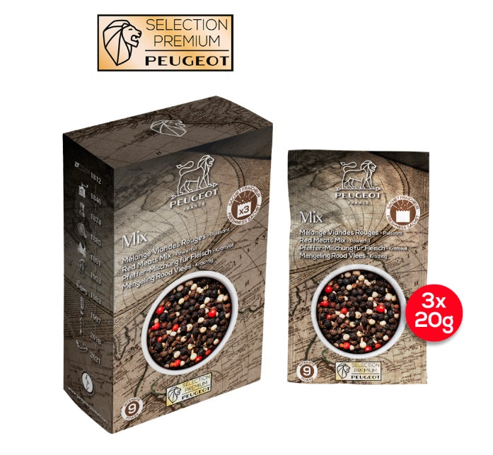 Peugeot Red Meat Blend Peppercorns 60g by Kitchen Niche