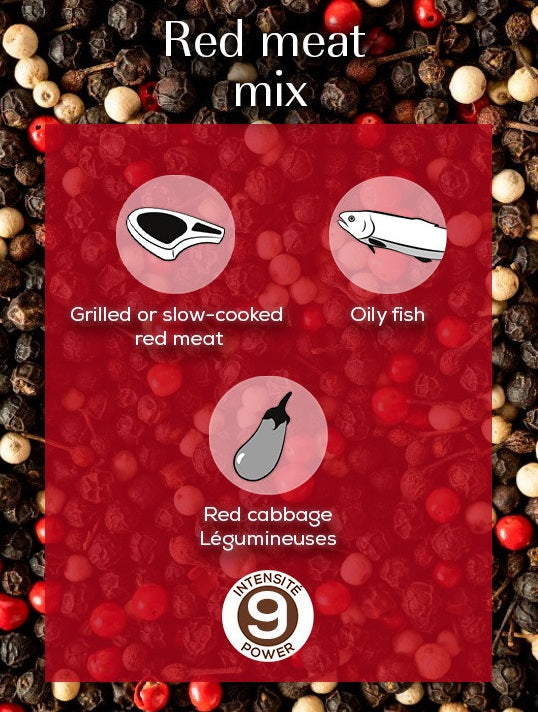 Peugeot Red Meat Blend Peppercorns 60g by Kitchen Niche