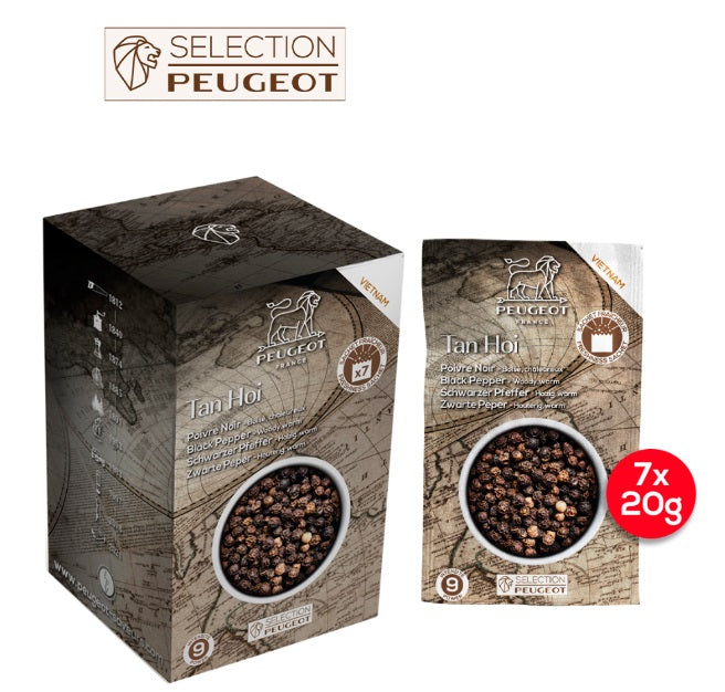 Peugeot Tan Hoi Black Pepper 140g by Kitchen Niche