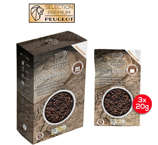 Peugeot Voatsiperifery Madagascar Wild Peppercorns 60g by Kitchen Niche