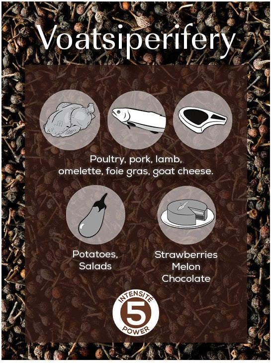 Peugeot Voatsiperifery Madagascar Wild Peppercorns 60g by Kitchen Niche