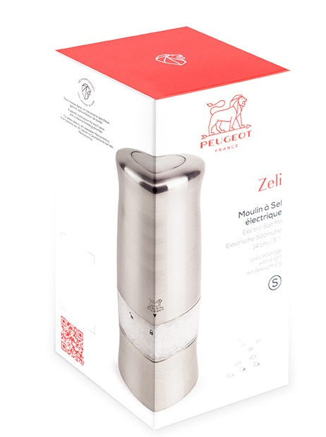 Peugeot Zeli Electric Salt Mill by Kitchen Niche