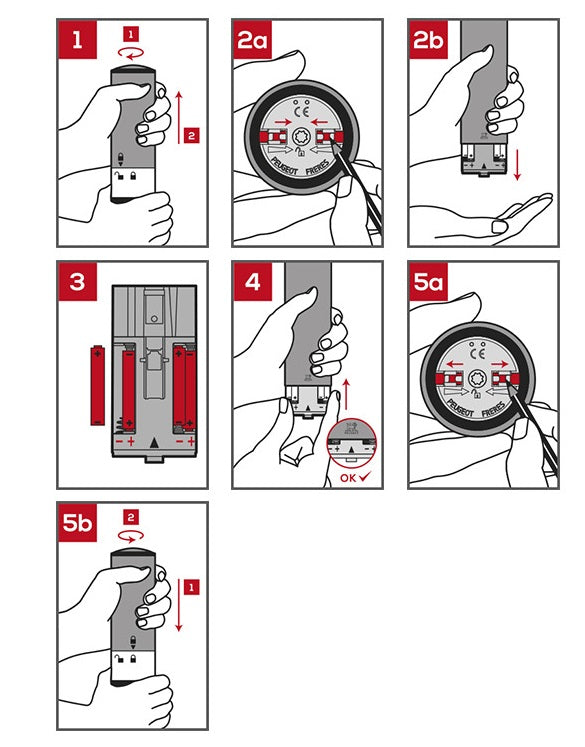 Peugeot Zeli Electric Salt Mill by Kitchen Niche