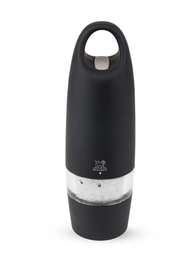 Peugeot Zest Black Electric Salt Mill