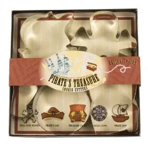 Fox Run Pirate's Treasure Cookie Cutter Set by Kitchen Niche