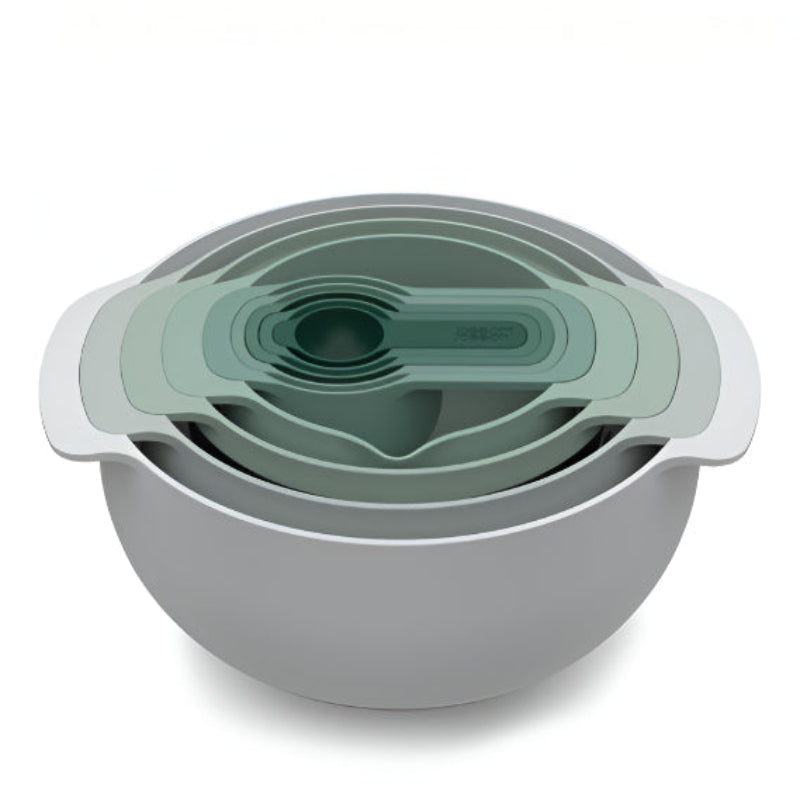 Joseph Joseph Nest 9 Sage Mixing Bowl &amp; Food Preparation Set Joseph Joseph by Kitchen Niche