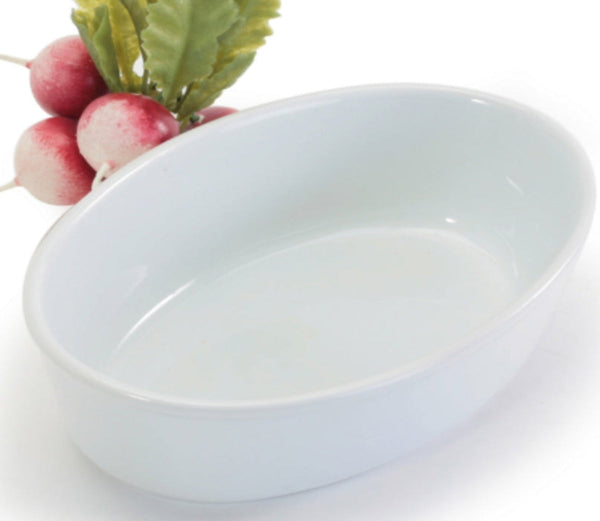 BIA Cordon Bleu White Ceramic Oval Au Gratin Baker BIA Cordon Bleu by Kitchen Niche