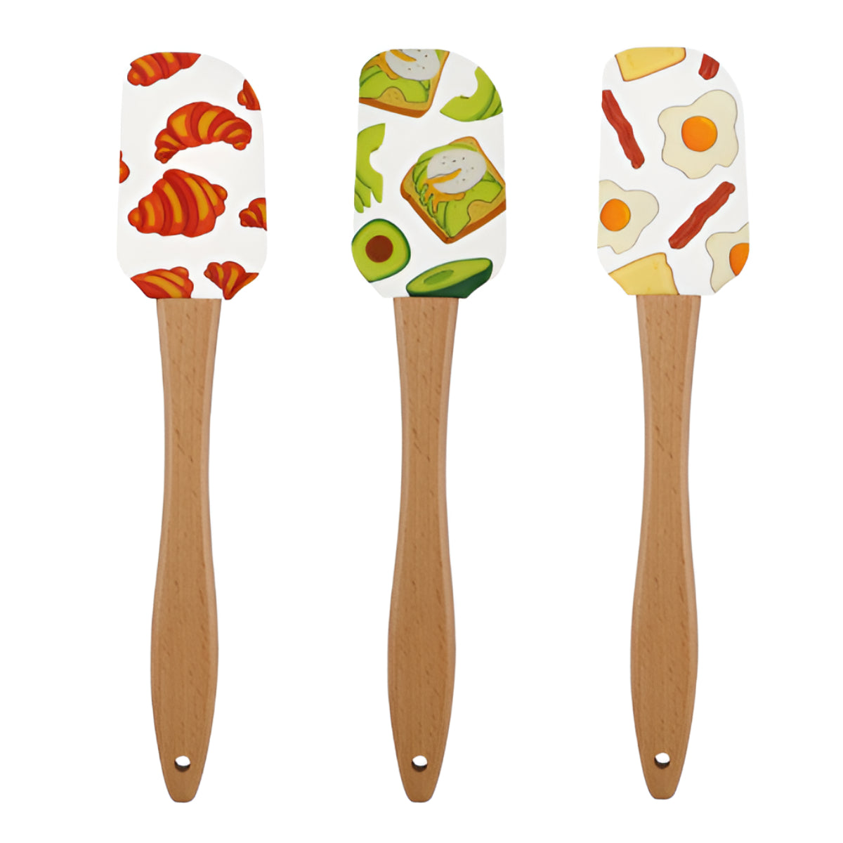 Danesco 10" Silicone Spatula – Croissant Design Danesco by Kitchen Niche