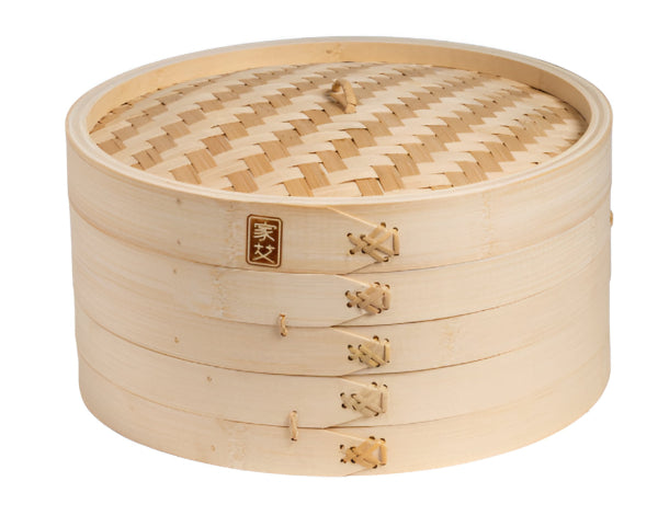 Joyce Chen 2-Tier Bamboo Steamer Baskets, 12-Inch Joyce Chen by Kitchen Niche