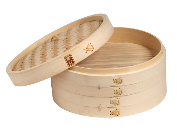 Joyce Chen 2-Tier Bamboo Steamer Baskets, 12-Inch Joyce Chen by Kitchen Niche