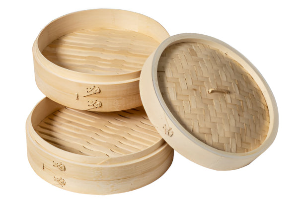Joyce Chen 2-Tier Bamboo Steamer Baskets, 10-Inch Joyce Chen by Kitchen Niche