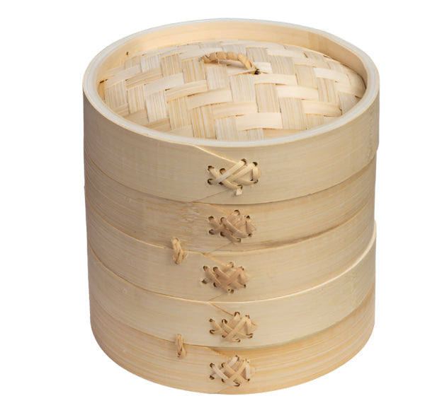 Joyce Chen 2-Tier Bamboo Steamer Baskets, 6-Inch Joyce Chen by Kitchen Niche