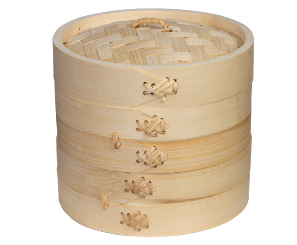 Joyce Chen 2-Tier Bamboo Steamer Baskets, 6-Inch Joyce Chen by Kitchen Niche