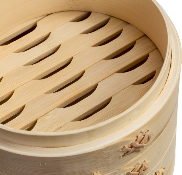 Joyce Chen 2-Tier Bamboo Steamer Baskets, 6-Inch Joyce Chen by Kitchen Niche