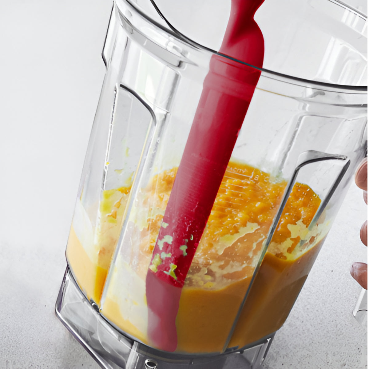 Danesco Red Silicone Blender Spatula Danesco by Kitchen Niche