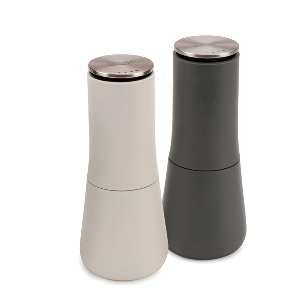Joseph Joseph Milltop No-Spill Grey Salt &amp; Pepper Mill Set Joseph Joseph by Kitchen Niche