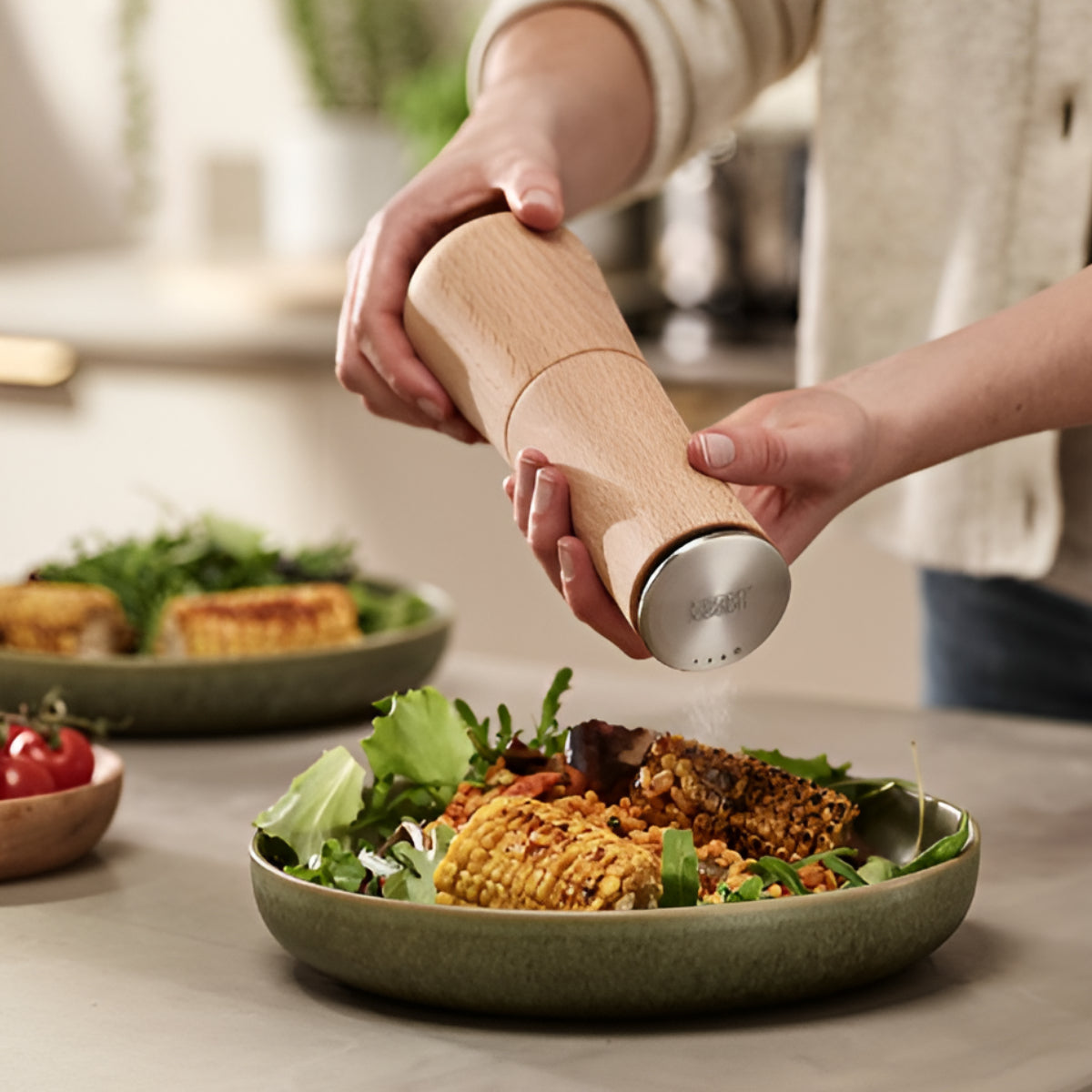 Joseph Joseph Milltop No-Spill Salt Mill Joseph Joseph by Kitchen Niche