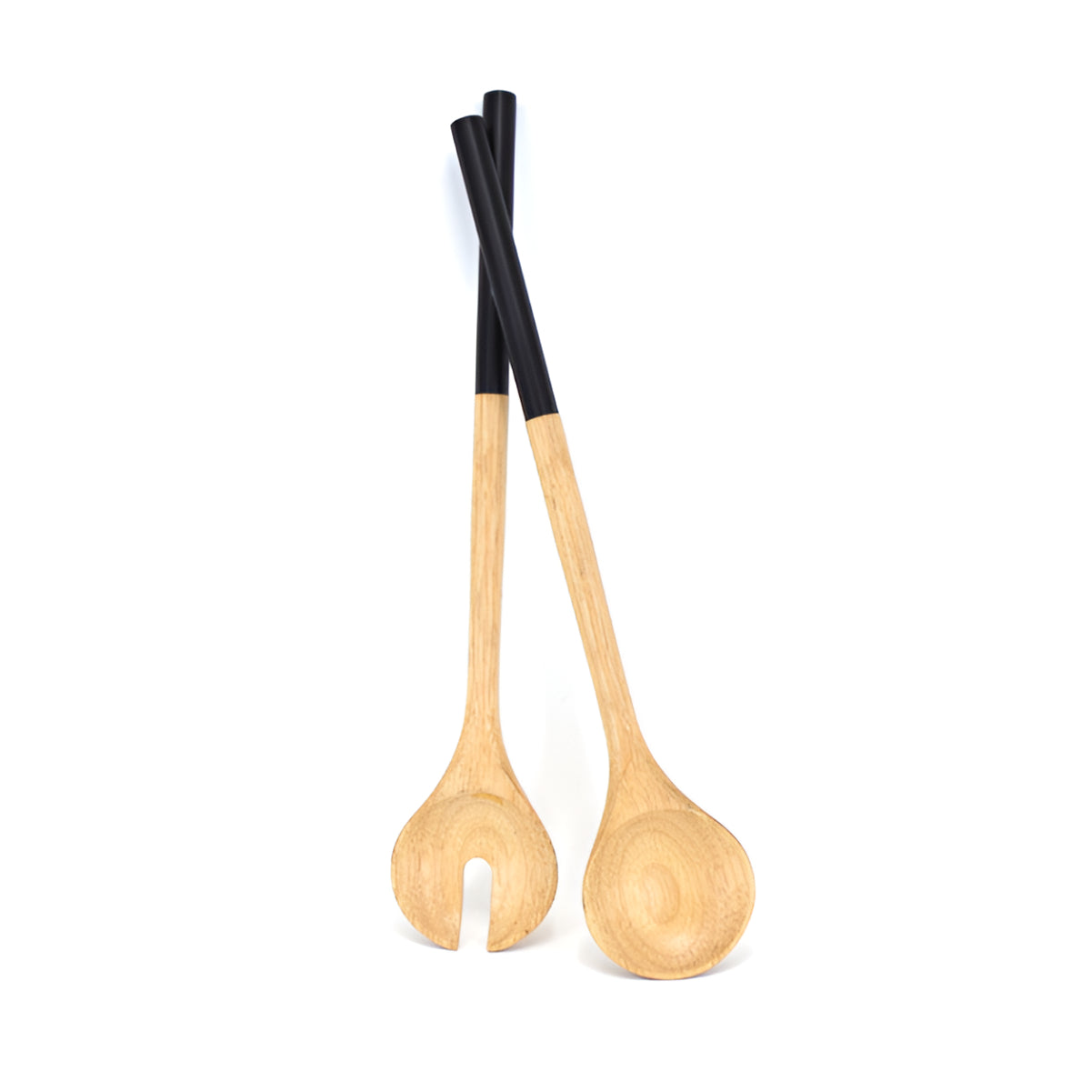 Natural Living Wooden Salad Servers – 35 cm Natural Living by Kitchen Niche
