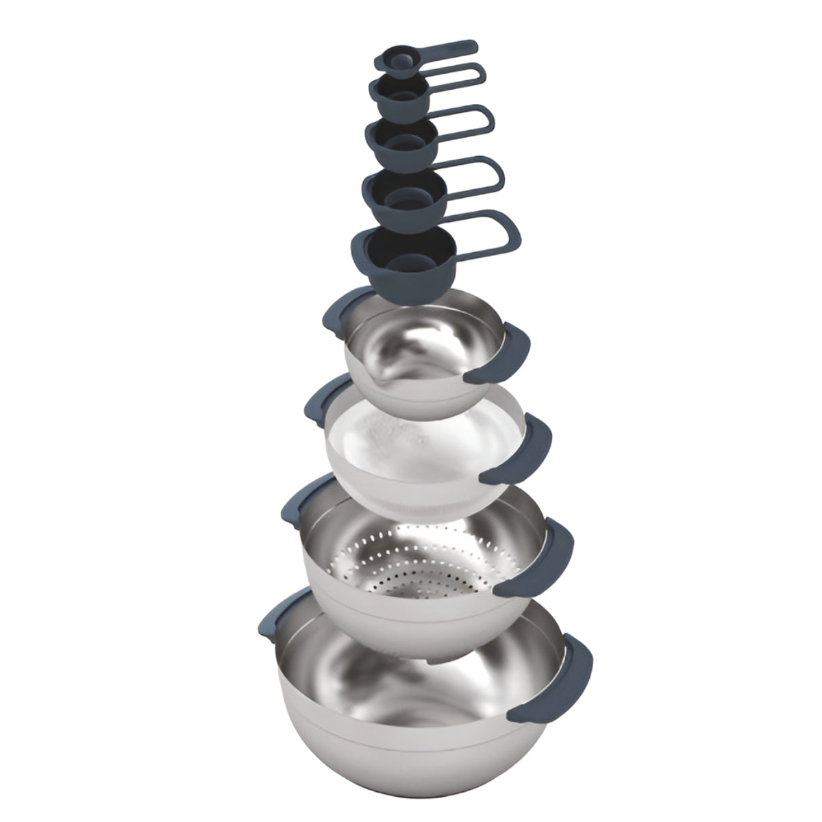 Joseph Joseph Nest 9 Steel Mixing Bowl & Food Preparation Set Joseph Joseph by Kitchen Niche