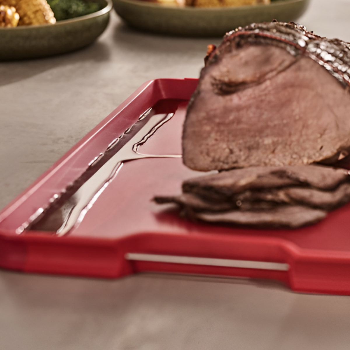 Joseph Joseph Red Cut & Carve Plus Multi-Fuction Chopping Board Joseph Joseph by Kitchen Niche