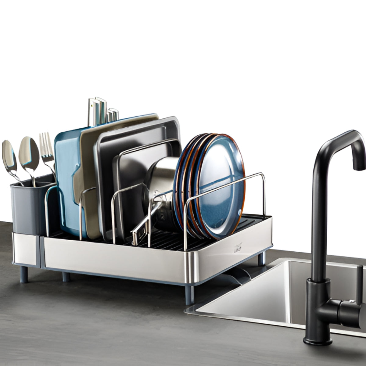 Joseph Joseph Extend Max Steel Dish Rack Joseph Joseph by Kitchen Niche