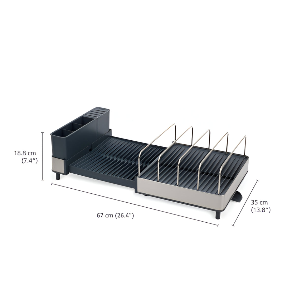 Joseph Joseph Extend Max Steel Dish Rack Joseph Joseph by Kitchen Niche