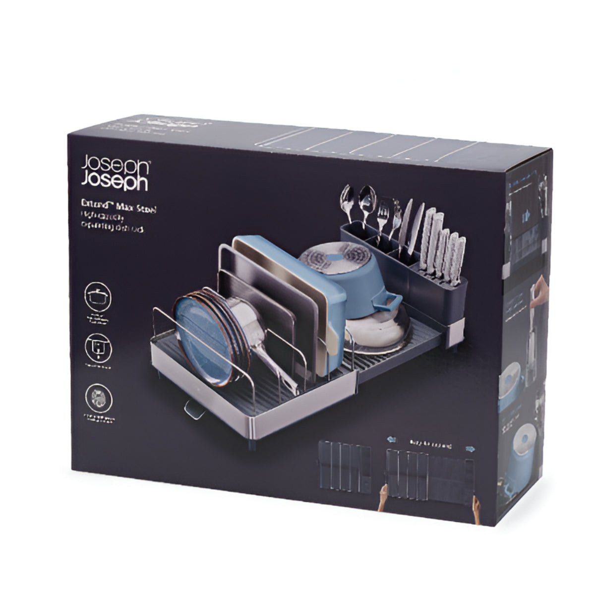 Joseph Joseph Extend Max Steel Dish Rack Joseph Joseph by Kitchen Niche