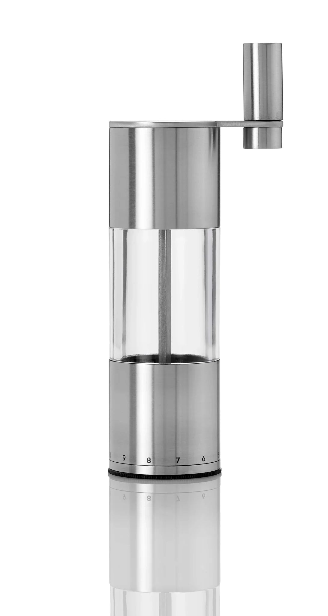 AdHoc Select Geared Stainless Steel Pepper / Salt Mill – 8" / 20 cm by Kitchen Niche
